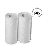 Blanc HYGIENIC Küchenrolle weiß WEPA-comfort, 64 Rollen, 2-lagig, 3.200 Blatt, 23x22cm, saugstark, reißfest, 100% recyclebar, Strukturprägung