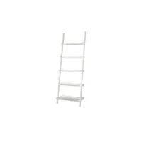 Möbel Kraft Leiterregal 67 x 35 x 191 cm Weiß
