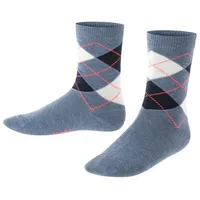 Falke Kinder Socken Classic Argyle 10542-6661 39-42 - Blue/Blue