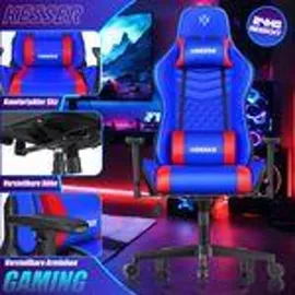 Kesser Gamingstuhl Ergonomisch Blau / Rot