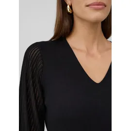 s.Oliver Kleid Blusenkleid Schwarz 44