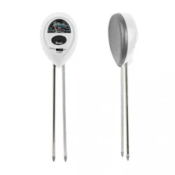 3 in 1 Boden-Feuchtigkeitsmessgerät Hydrometer Garten OVAL WHITE LINE 8601