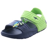 KangaROOS Unisex Kinder Kangaswim Ii Sandale, Dk Navy Lime, 25 EU