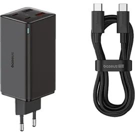 Baseus GaN6 Pro 100W EU Inkl. Ladekabel 1m Schwarz