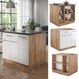 Vicco Kochinsel Fame-Line 90 x 82 x 60 cm Weiß