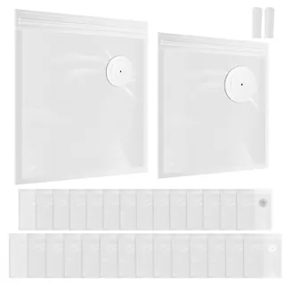 30 Stück Vakuumbeutel,15 x Mittelgroß,15 x Klein,Kleidungs Vakuumierbeutel mit Luftdichtem Ventil,Wiederverwendbare Vakuumtüten für Kleidung Bettwäsche Kissen Bettdecken Textilien Reise