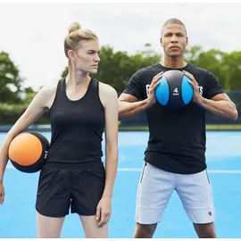 Gorilla Sports Medizinball aus Gummi, 1 - 10 kg Gewichte, mit griffiger Oberfläche, Grün - Slam Ball, Gewichtsball, Trainingsball,