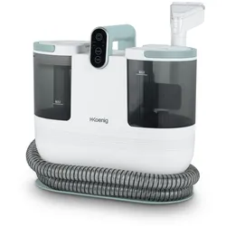 H.Koenig Handtextilreiniger TWT88, Doppelbehälter 1600mL und 950mL, Wasserfluss 290mL/min, Temperatur bis zu 60°C, 2 Saugstufen, 1200W