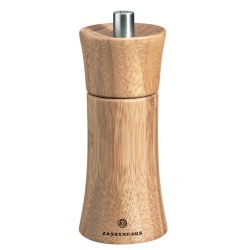 Zassenhaus Frankfurt Pfeffermühle, Bambus, Gewürzmühle im zeitlosen Design, Höhe: 14 cm