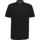 QS Poloshirt aus Piqué - schwarz - L