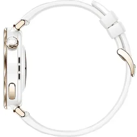 Huawei Watch GT 5 Pro 42 mm Weiß Fluorelastomer-Armband
