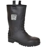 PORTWEST Neptune Rigger Sicherheitsstiefel S5 CI, Größe: 49, Farbe: Schwarz, FW75BKR49