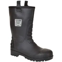PORTWEST Neptune Rigger Sicherheitsstiefel S5 CI, Größe: 49, Farbe: Schwarz, FW75BKR49