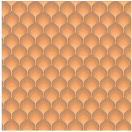 Profhome Retro Tapete 0,53 m x 8,50 m 4,50 m2 Braun/Orange-Gelb 395384-GU