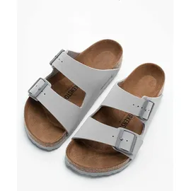 Birkenstock Herren Pantolette, grau(stonecoin (01401)), Gr. 43 - Regular grau