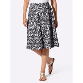 Witt Weiden A-Linien-Rock Damen Floral Schwarz 40