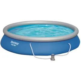 BESTWAY Fast Set Aufstellpool ⌀ 457 x 84 cm Blau inkl. Filterpumpe