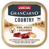 Animonda GranCarno Adult Rind, Hirsch & Steckrübe Hundefutter nass