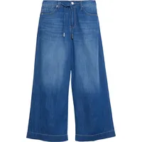 s.Oliver Culotte-Jeans Suri/Regular Fit/High Rise/Wide Leg/im Leinenmix / 44