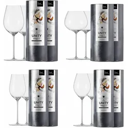 Eisch Unity SensisPlus Bordeaux Burgunder Champagner Weißweinglas 8er Set