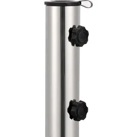 vidaXL Schirmständer Granit 30 kg Quadrat Grau