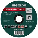 Metabo SPECIAL EDITION II 616260000 Trennscheibe gerade 125mm