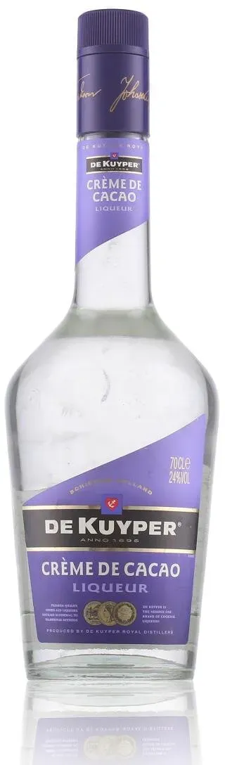 De Kuyper Creme de Cacao Weiss Likör Classic Design" 24% Vol. 0,7l"