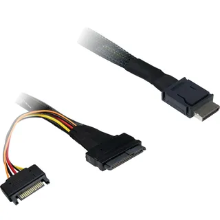 Inter-Tech Datenkabel SFF-8611 4i - SFF-8639,