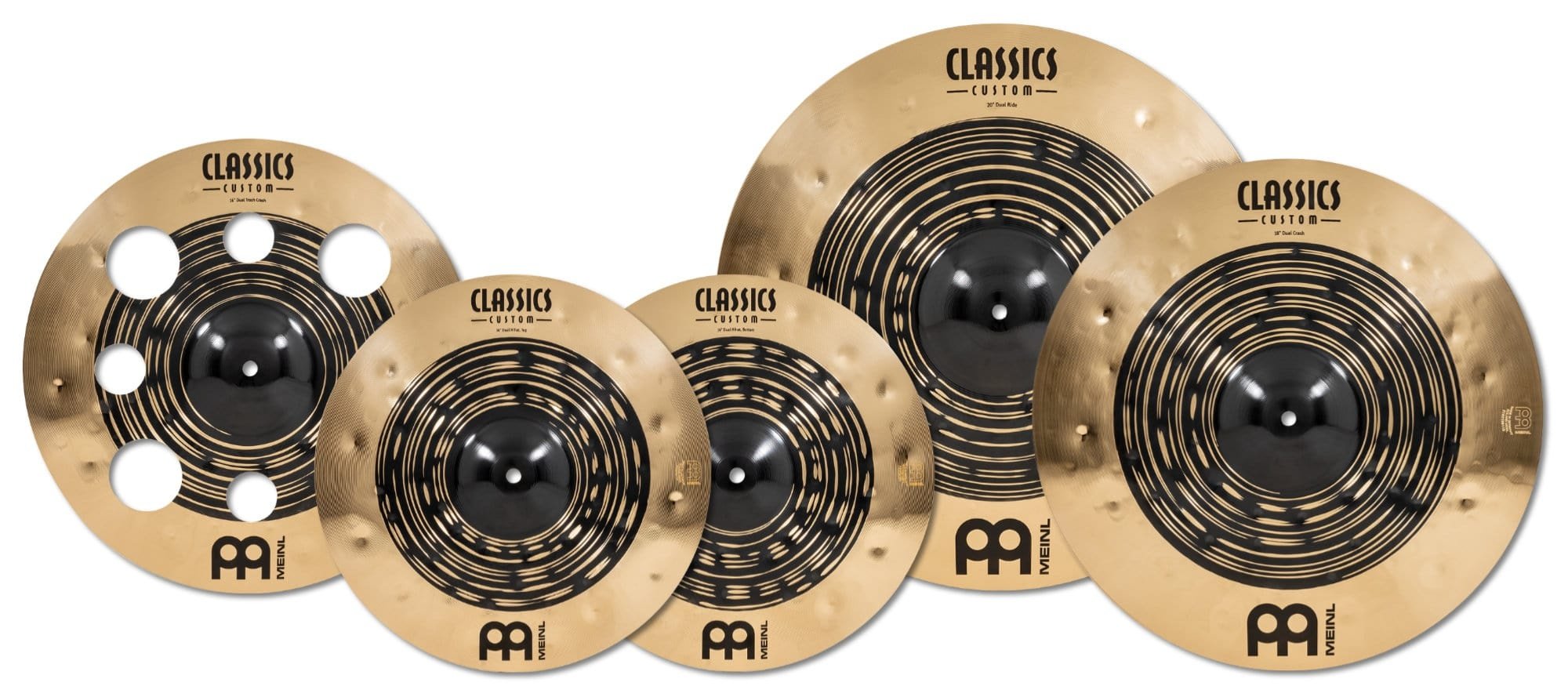 Meinl Cymbals Classics Custom Dual Expanded Cymbal Set 14" / 16" / 18" / 20"