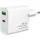 Gembird 2-Port 20W mit LED-Anzeige, Typ C - A - Weiß