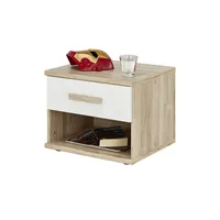 Sconto Nachtkommode ¦ holzfarben ¦ Maße (cm): B: 46