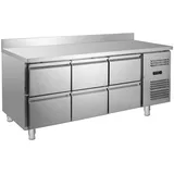 GastroHero Kühltisch ECO 0/6 mit Aufkantung - GN 1/1
