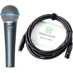 Shure Beta 58A Mikrofon Set+ Kabel
