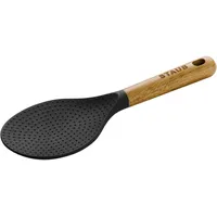 Staub France Reisspaten aus Silikon mit Akazienholzgriff