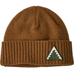 Patagonia Brodeo Beanie dawn tracks patch: shelter brown