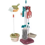 Bexdug Kinderreinigungsset für Kleinkinder, Housekeeping Rollenspiel-Set, So tun, als ob Kinder Besen, Wischmopp, Kehrschaufel, Staubsauger, Reinigungs-Spielset
