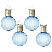 MARELIDA Kugelleuchte Kunststoff 13,0 cm 4 Stück blau