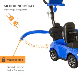 Lemodo VW Rutscherauto mit Schiebestange, Rutscherfahrzeug ab 1 Jahr,