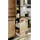 Stella Trading Apothekerschrank Anthrazit 30 x 211 x 57 cm Grau