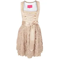 KRÜGER MADL & BUAM Trachtenkleid Mini Dirndl 2tlg. 50cm LARI beige beige 32