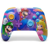 PowerA Enhanced Wireless Controller Super Mario Color Splash Heroes Gamepad für Nintendo Switch -