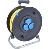 As-schwabe - Kabeltrommel 50 m 3fach Außenbereich IP44 AT-N07V3V3-F 3G1,5