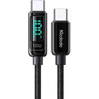 Mcdodo Digital Pro Kabel Schnellladekabel 100W 1,2m in Schwarz