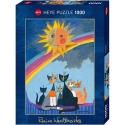 HEYE Puzzle Gold Rain, 1000 Puzzleteile, Made in Germany bunt