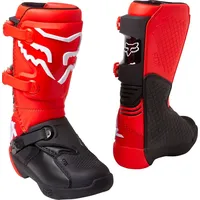 Fox Comp Jugend Motocross Stiefel, rot/schwarz, 8