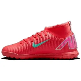 Nike Jr. Mercurial Superfly 10 Club TF Multinocken-Fußballschuhe Kinder 800 ember glow/aurora green 35.5