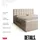 bromarkt Detroit 180 x 200 cm H3 Beige