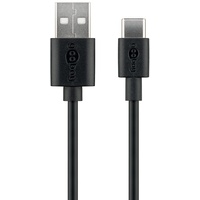 goobay 38675 USB-C - 0.1m - Schwarz