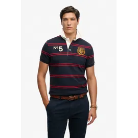 Superdry Double Emblem Rugby blau M