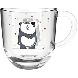 LEONARDO Tasse BAMBINIPanda, 6-tlg., Glas, 280 ml, 6-teilig bunt